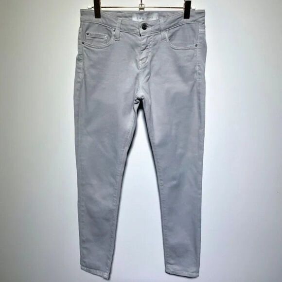 IRO Womens Ajusté Grey Denim Jeans Size W 26 - Picture 1 of 3